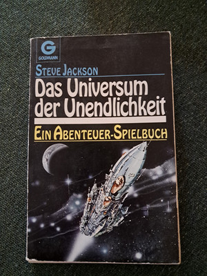 Das Universum der Unendlichkeit - Steve Jackson - Abenteuer-Spielbuch