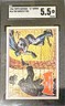 SGC 5.5 - Topps 1966 BATMAN Red Bat #1 “Ghostly Foe” - No Qu