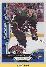 2018-19 Upper Deck Compendium Blue Michael Grabner #466 READ s9z