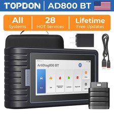 TOPDON AD800BT Bluetooth Car OBD2 Diagnostic Tool Full System Scanner TPMS