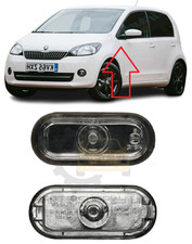 NEU Für Skoda Citigo 2012-2017 Seitenblinker Tuning Schwarz Links N/S