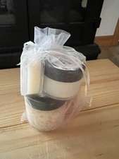 Autumn Scents Handmade Bath Gift Set - Sugar Scrubs Salts Bath Bomb  Tea Light