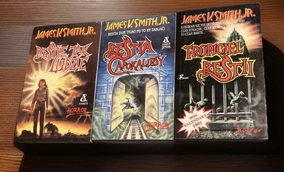 James V Smith Jr Polish PRL Book Lot Paperbacks From Hell Sci Fi Beasts Soviet