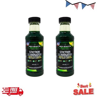 2P Hot Shot's Secret Stiction Eliminator Oil Treatment Gas Diesel Engines 16oz