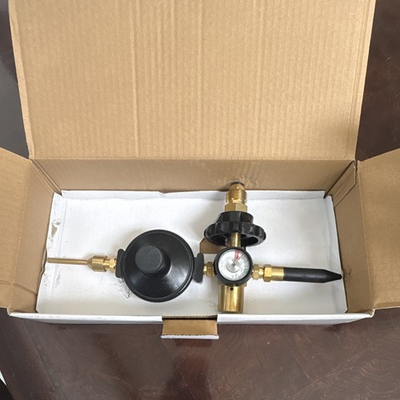 #ad Brass Black Gas Welding Regulator Valve Assembly with Pressure Gauge $80.00