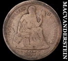 1875-S Seated Liberty Dime- Above- Scarce Better Date- No Reserve #J9100