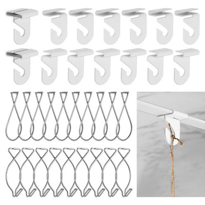 Drop Ceiling Hooks for Hanging, Drop Ceiling Clips Suspended T-Bar Hooks for Hom