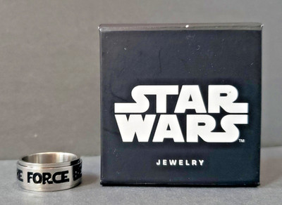 Star Wars Jedi Rebel May The Force Be With You Fidget Spinner Ring Size 10 - B