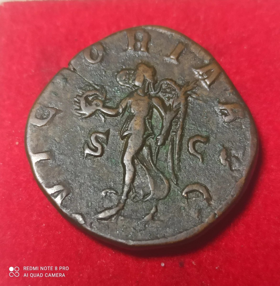 FILIPPO l, Sestercio, 17 gramos, Bronce, Precioso.