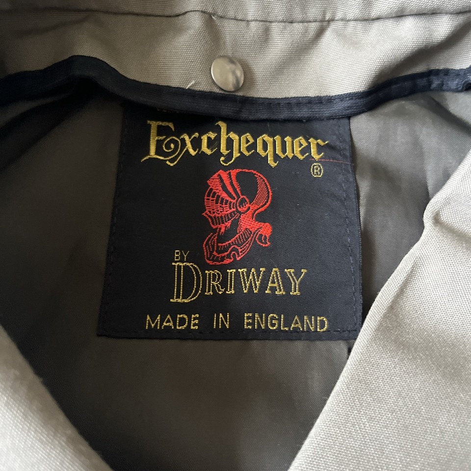 Vintage Exchequer by Driway Khaki Mac Raincoat Made in Britain 48 ...