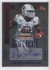 2015 Contenders Draft Picks College Ticket Blue Foil Lorenzo Mauldin Auto 0a1