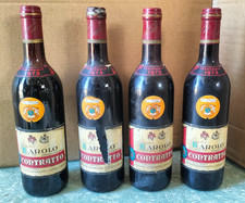 Vino Barolo Contratto Vendemmia 1973 Lotto 4 bottiglie Piemonte Collezionismo