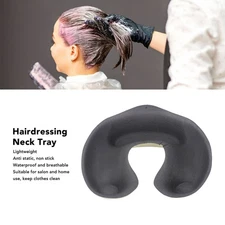 Salon Hairdressing Perming Neck Tray Anti Static Hair Perm Color Dye Neck Tray