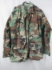 BDU Shirt/Coat Large X-Long Hot Weather Ripstop Woodland Camo USGI Army