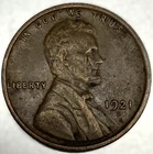 1921-S Lincoln Wheat Cent Penny F Fine | Better Date | Actual Coin - 3641