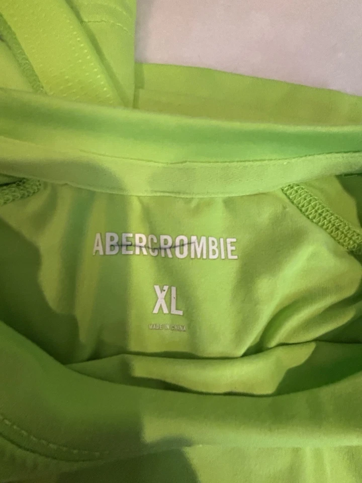 Abercrombie Hombre Manga Larga/Verde Neón/S XL/buen Estado Foto 2 de 3