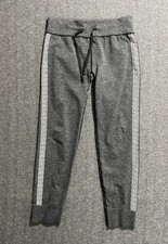 Womens Pull On Gray Polyester Blend Pants Leggings Size L/XL