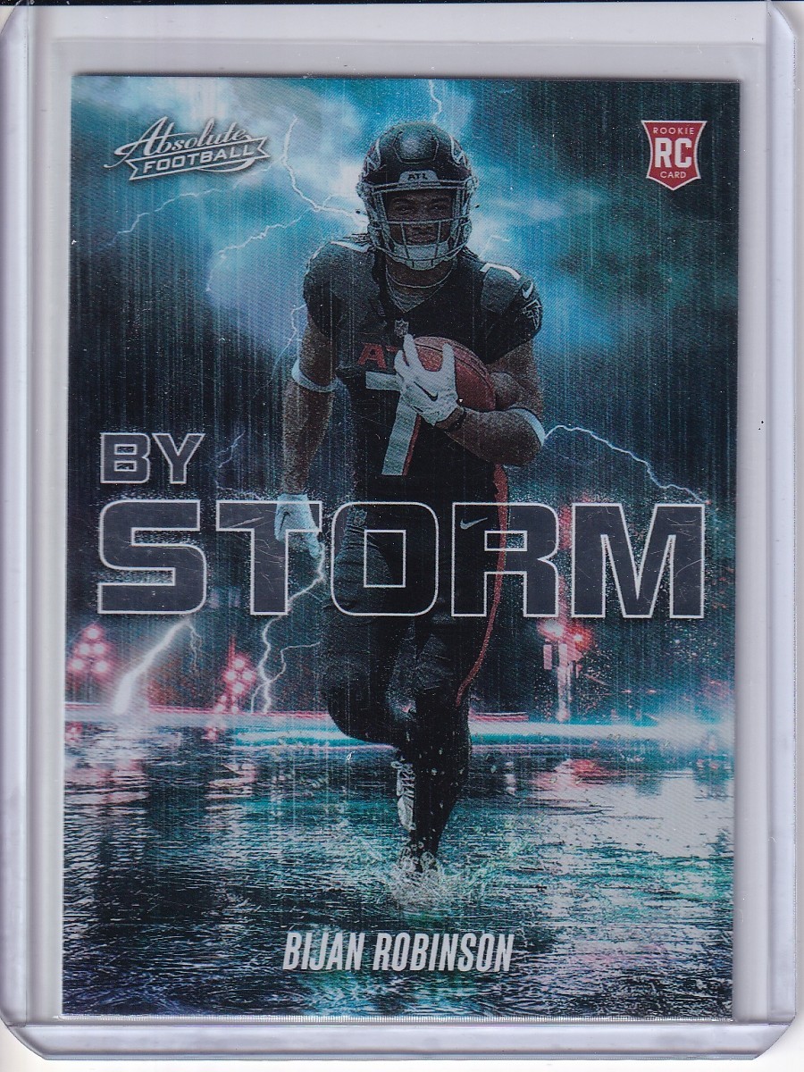 BIJAN ROBINSON 2023 Panini Absolute By Storm #BST-6 Atlanta Falcons (RC)