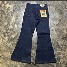 Vintage Levis 684 Big Bell Bottoms Denim Jeans USA Orange Tab NWT Deadstock