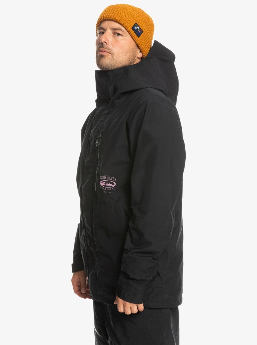 NWT MENS QUIKSILVER MISSION 2L GORE-TEX FOX SHELL SNOW JACKET $430