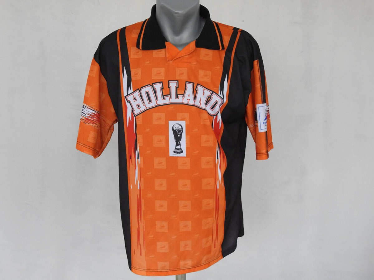 Netherlands World Cup 1998 FAN Jersey Orange Shirt Size XL Vintage