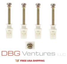 Fits 1984-1995 Toyota Pickup Headlight Headlamp Adjuster Screw & Nuts Set Of 4