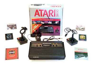 Atari 2600 Video Game Console, Complete with 1 Brand New Controller ...