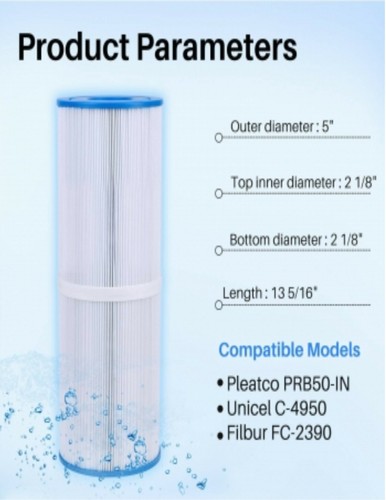 Filter PWW50 Spa Kis Children Pool Hot Tub Filters Pww50 6CH-940 Superior Spa - Picture 6 of 16