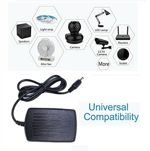 Adaptador de CA/CC de 6V 2A para cámaras de CCTV/electrónica doméstica con 2 puntas de enchufe de CC - Imagen 9 de 9