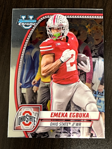 2024 Bowman Chrome U - Emeka Egbuka - Ohio State Buckeyes | Buccaneers