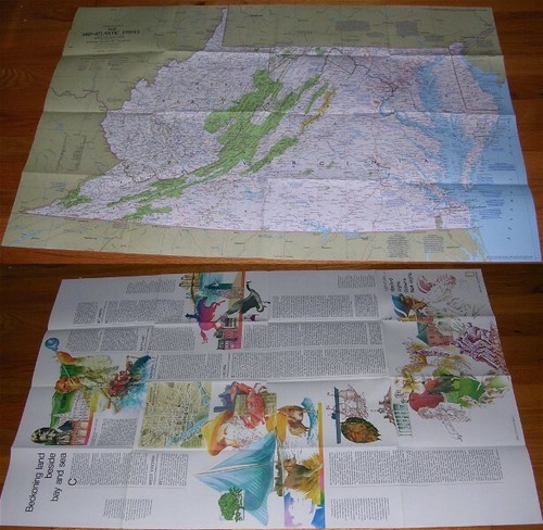 National Geographic Maps Inserts Posters 1940's 1950's 1960's 1970's PICK 1 MAP - Imagen 313 de 367