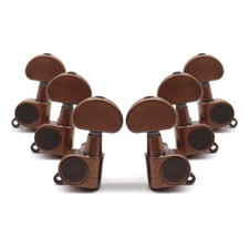 Red Copper 3L3R Guitar Tuning Pegs Machine Heads Fit Acoustic/Electric Guitar