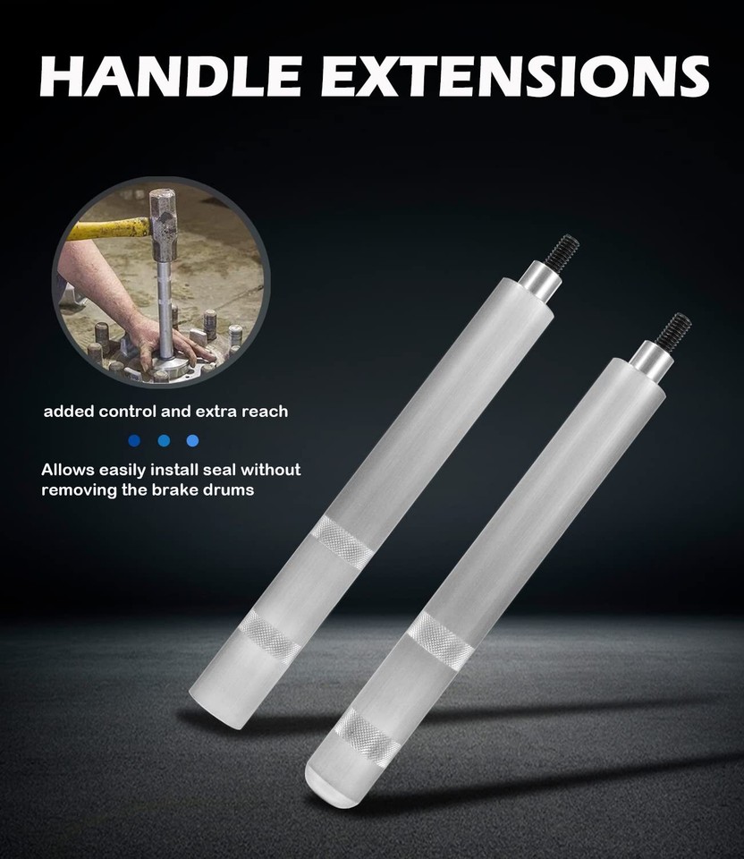 61850 Truck Hub Seal Installer Kit Heavy Duty Seal Drivers Set for Size