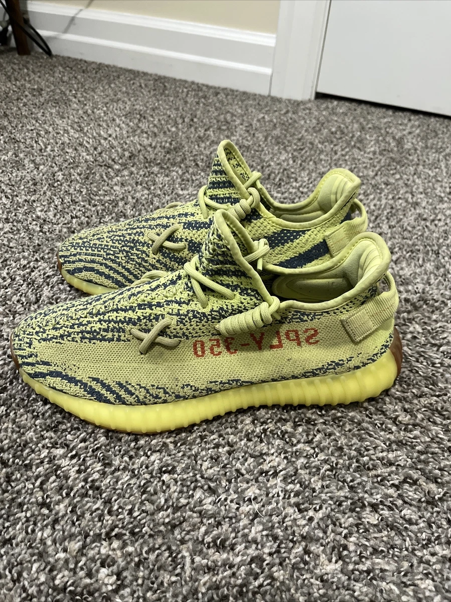 Adidas yeezy boost 350 cheap v2 semi frozen yellow mens