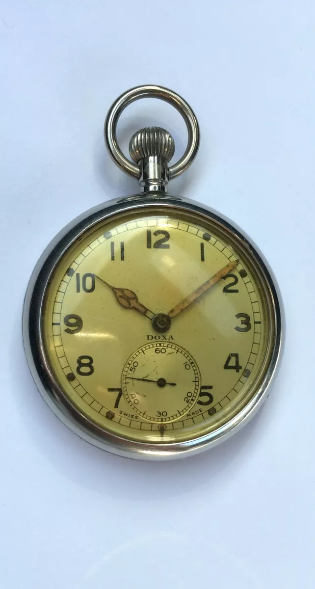 Vintage Doxa Military Pocket Watch Military issue Picket watch GSTP Q 20846