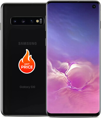 Samsung Galaxy S10 SM-G973F/DS Dual SIM 512GB Unlocked Smartphone Open Box Black