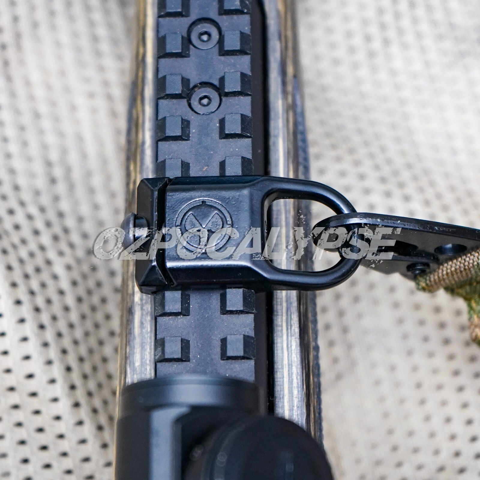 Black Picatinny Sling Mount CQB Tactical Military Rifle Shotgun QD