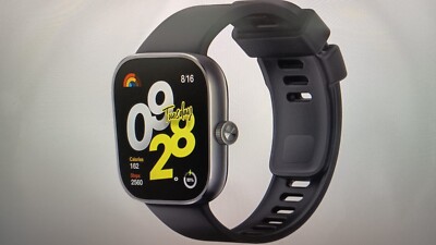 SW-0054 Xiaomi Redmi Watch 4 schwarz Smartwatch mit 1.97'' AMOLED-Display B-WARE