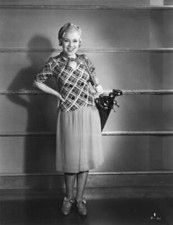Marjorie White carrying a bag golfclubs film 'Broadminded' di- 1931 Old Photo