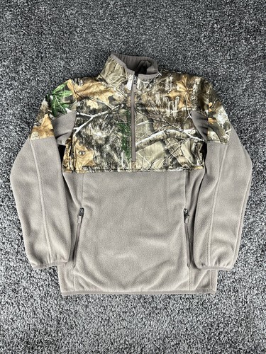 Columbia Jacket Boys M (10-12) Camouflage Fleece Full Zip PHG Real Tree Edge