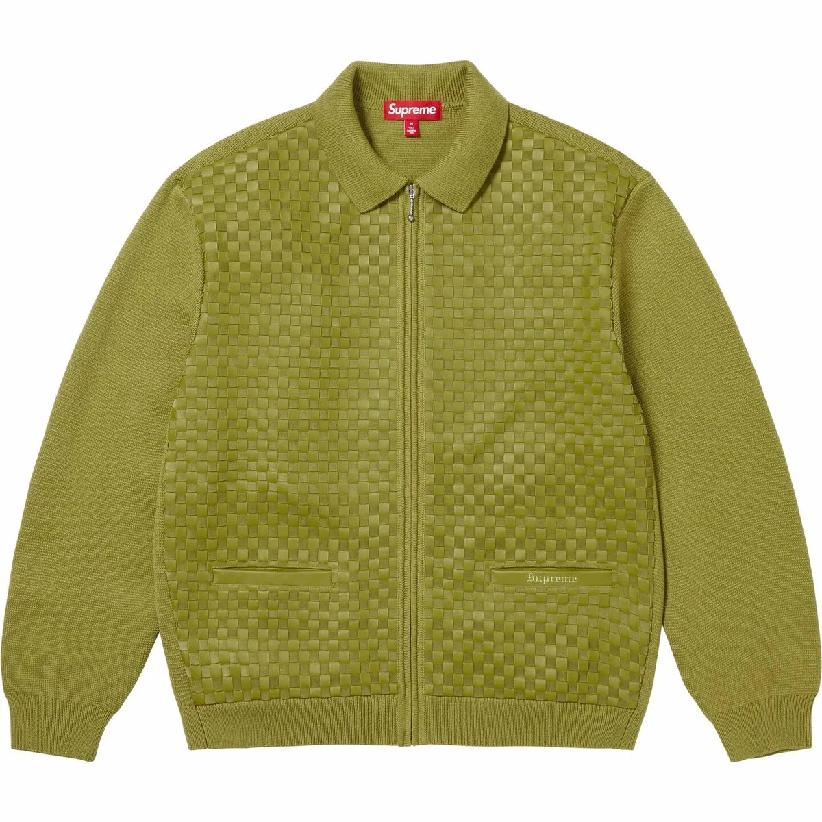 Supreme Woven Leather Zip Up Cardigan 3colors FW24 New | eBay Supreme Woven Leather Zip Up Cardigan 3colors FW24 New | eBay