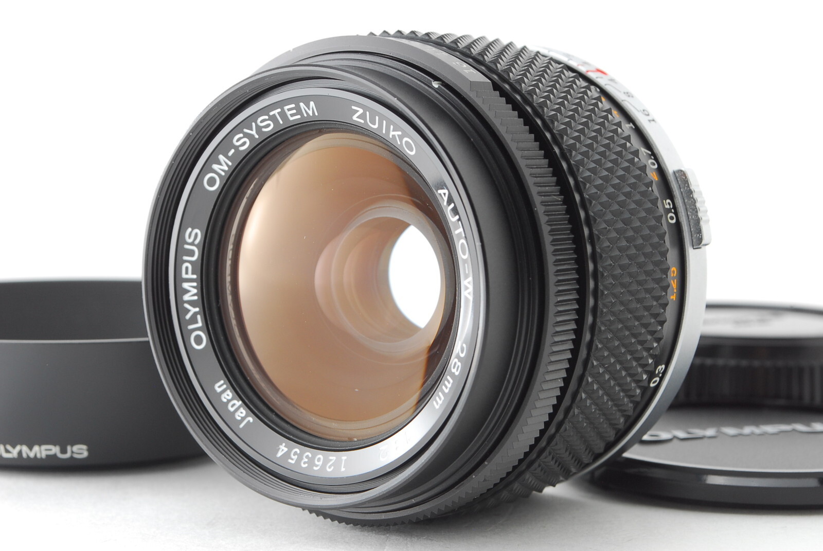 【完動品】OLYMPUS OM-1 50mm f/1.8と28mm f3.5 巻き上げ注意 オリンパス OM-1 50mm F1.8 28mm F3.5 AB Exc+] OLYMPUS OM-