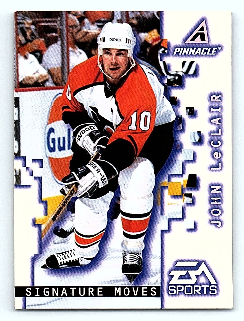 1997-98 Pinnacle #196 JOHN LECLAIR EA Sports Signature Moves Philadelphia Flyers