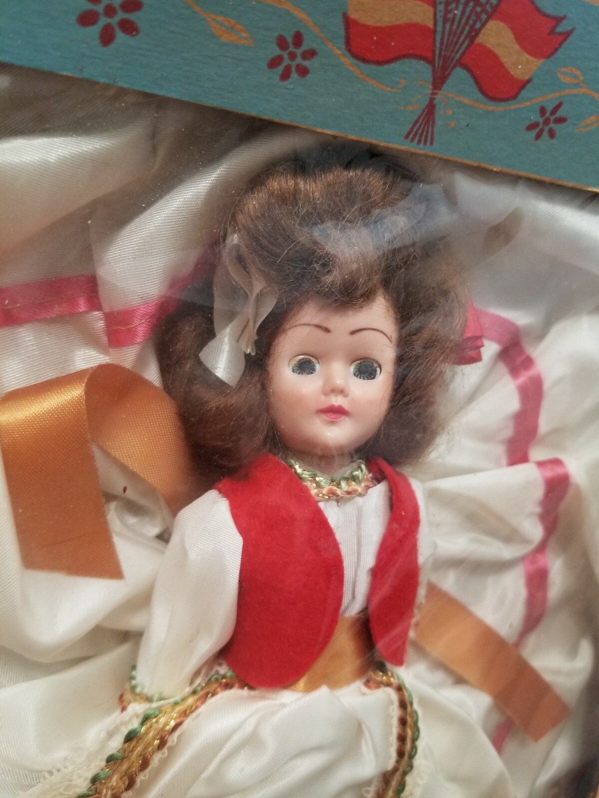 Set of 3 Vintage Dolls of All Nations 7" Doll Collectibles Orig Box