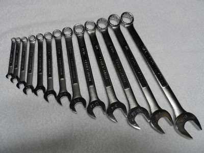#ad Craftsman SAE Combination Wrench Set USA NOS 12 pt 1 4quot; 15 16quot; 13 pcs $159.95