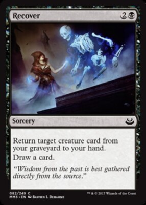 MTG-4x-Near Mint, English-Recover - Foil-Modern Masters 2017 | eBay