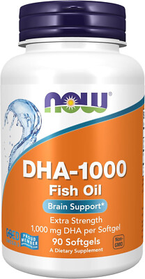 NOW Foods DHA-1000 Brain Support 90 Softgels