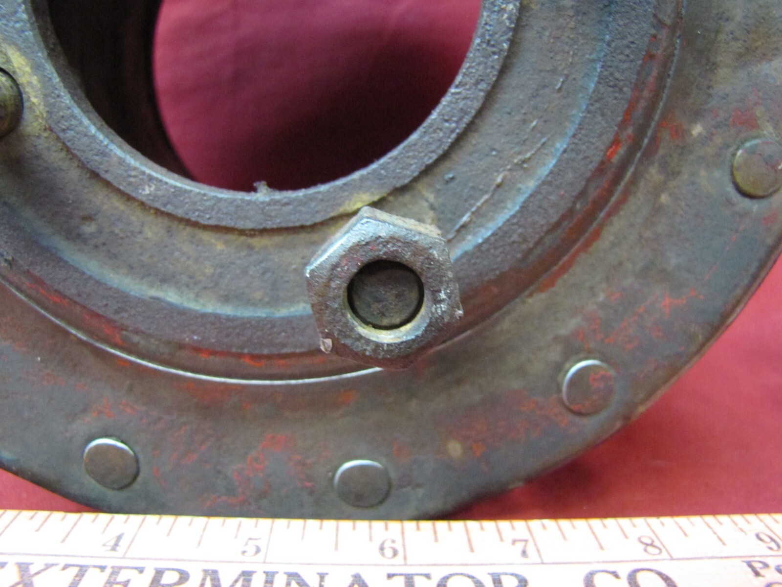 Antique Vintage Hit & Miss Line Shaft Flat Belt Paper Pulley eBay