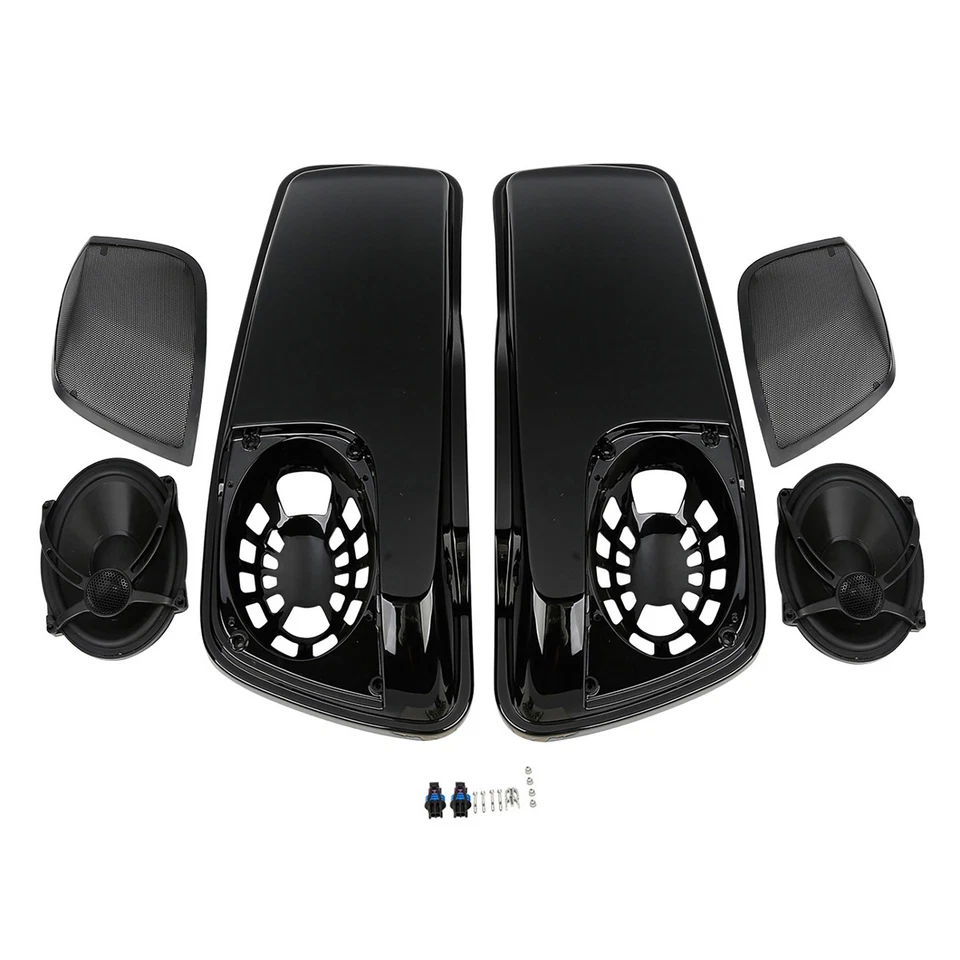 Hard Saddlebag Lids 5"X7" Speakers Fit For Harley Touring Street Glide 2014-2023 - Image 2 of 4