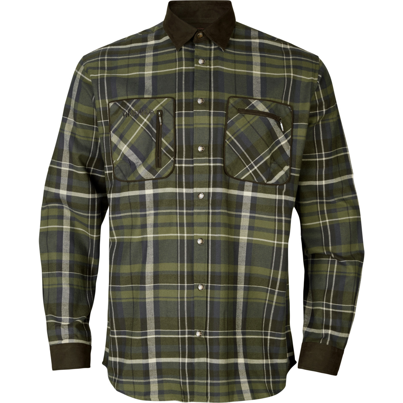 New! Härkila Hunting and Leisure Shirt Pajala - Autumn/Winter - Olive Check